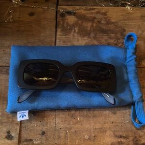 ADIDAS Black Sunglasses with Blue Soft Case